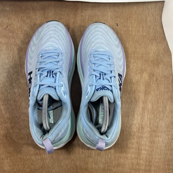 Hoka One One Gaviota 5 Women's Size 10 Blue Running Sneakers - Picture 5 of 9